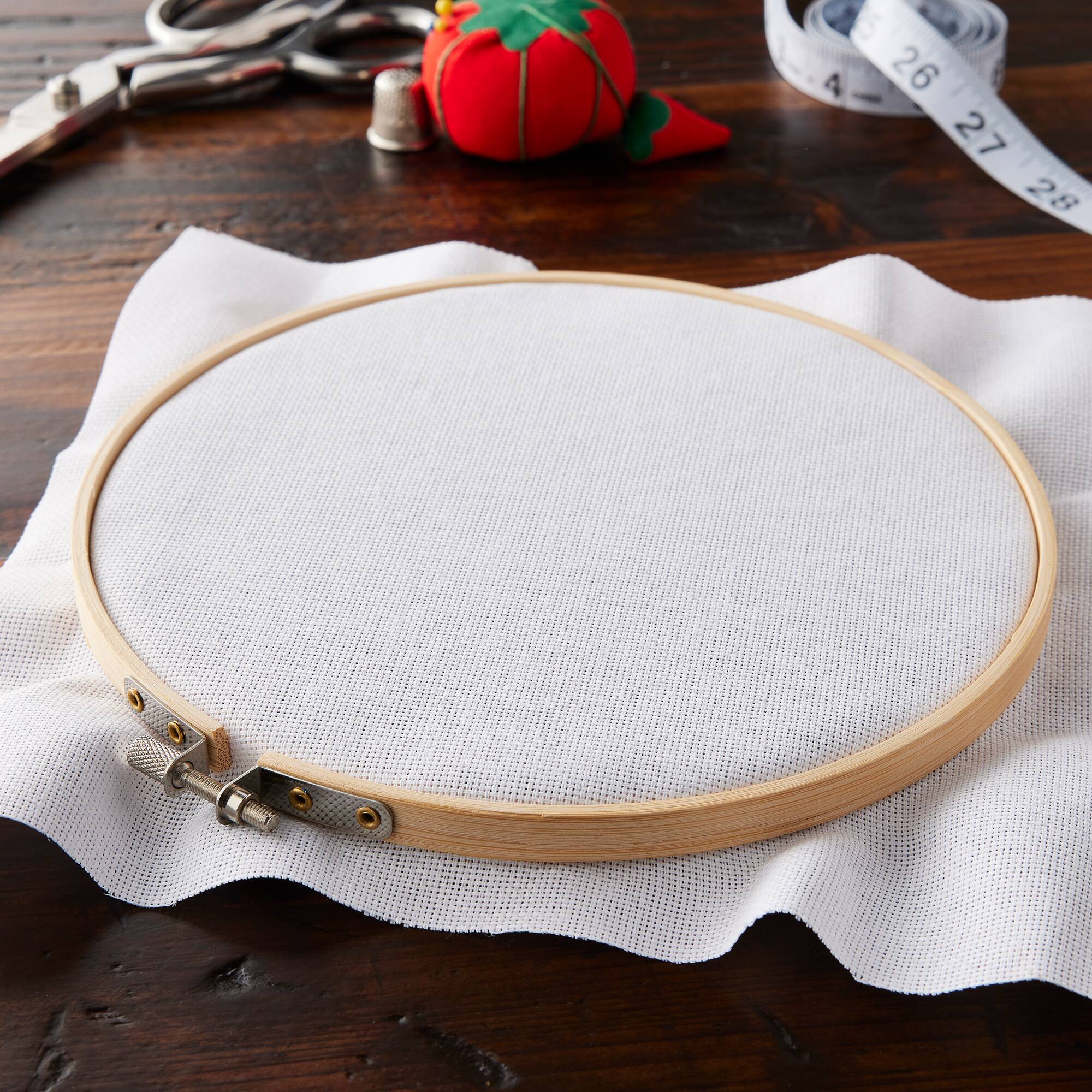 12 Pack: 22 Count White Aida Cloth by Loops & Threads™, 15" x 18"